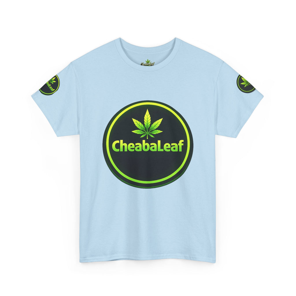 CheabaLeaf™ Badge Front Tee — Badge Logo Front & Sleeves