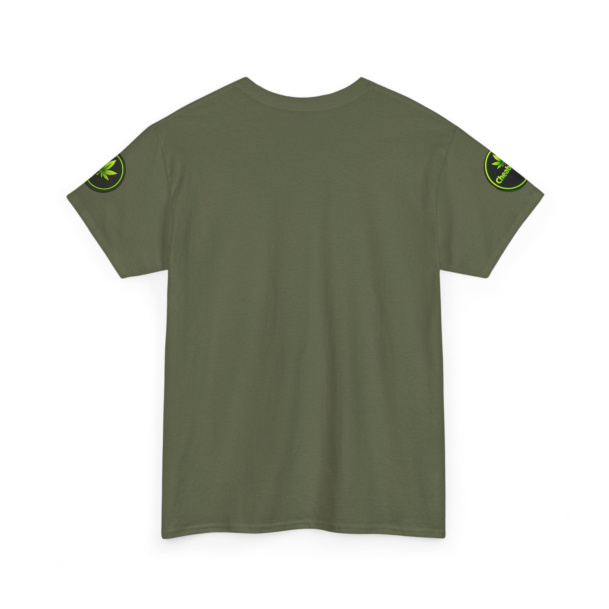 CheabaLeaf™ Badge Front Tee — Badge Logo Front & Sleeves