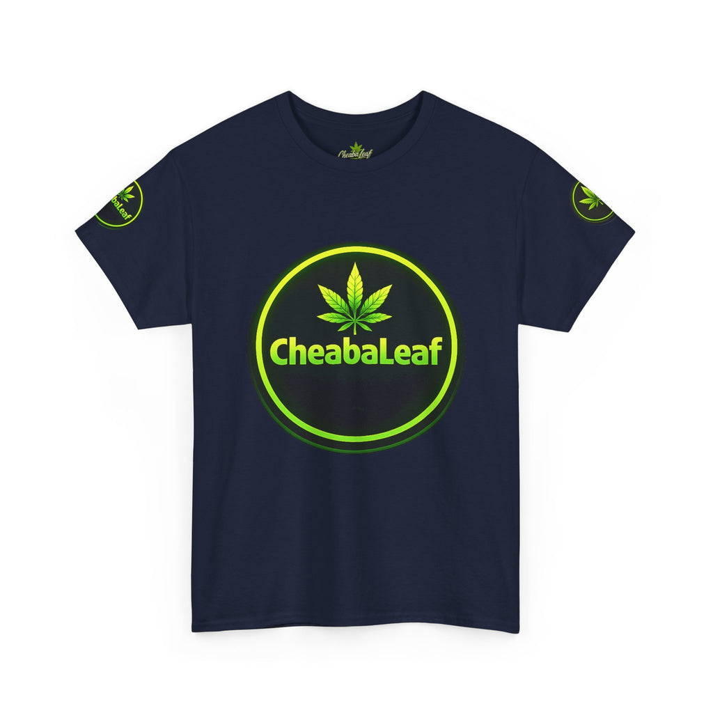 CheabaLeaf™ Badge Front Tee — Badge Logo Front & Sleeves