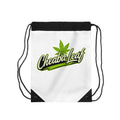 Cheeba Leaf Drawstring Bag — Cannabis Leaf Logo Gym & Festival Cinch Sack