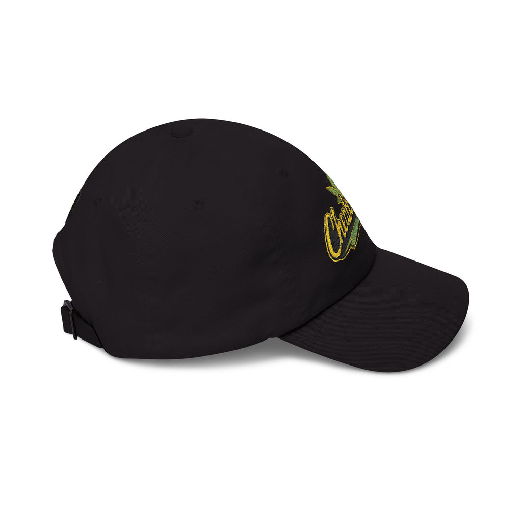 Classic Dad Cap — Minimal Cannabis Patch Embroidered Baseball Hat