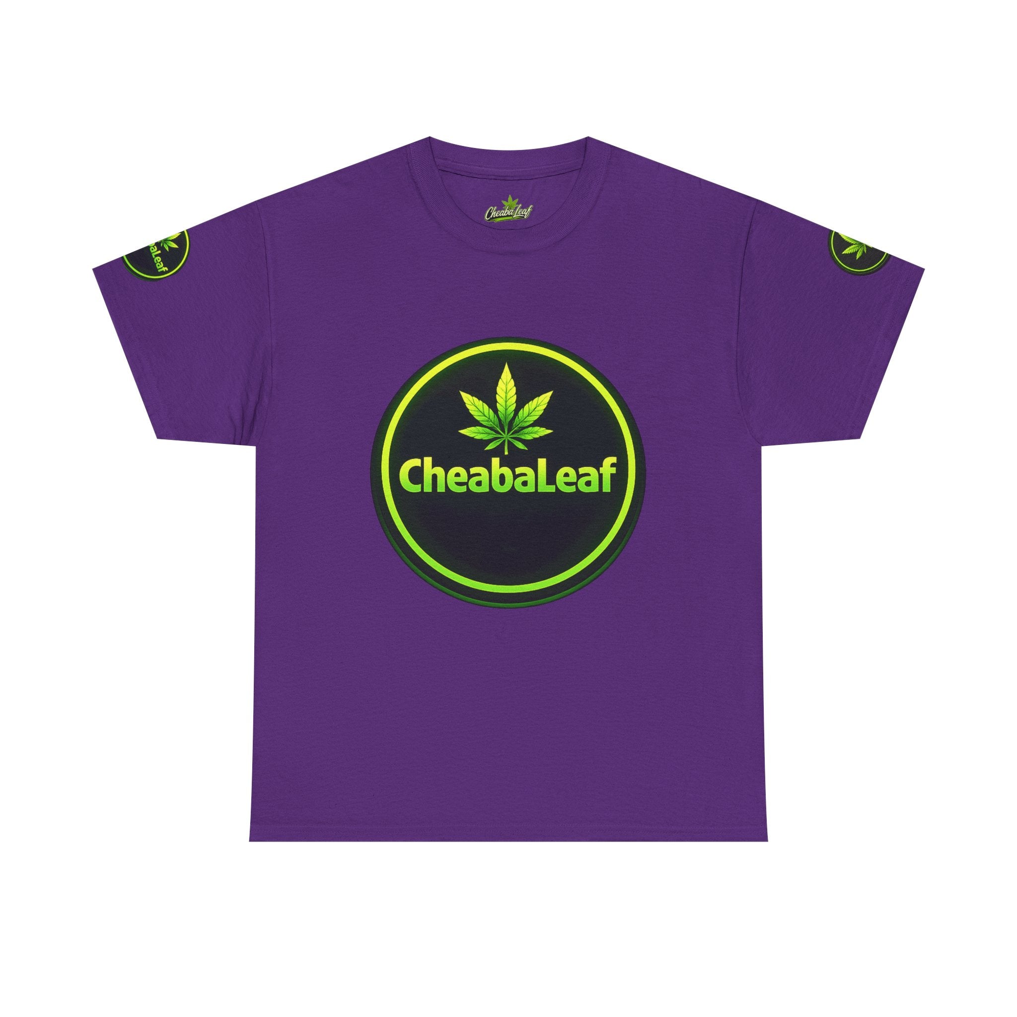 CheabaLeaf™ Badge Front Tee — Badge Logo Front & Sleeves