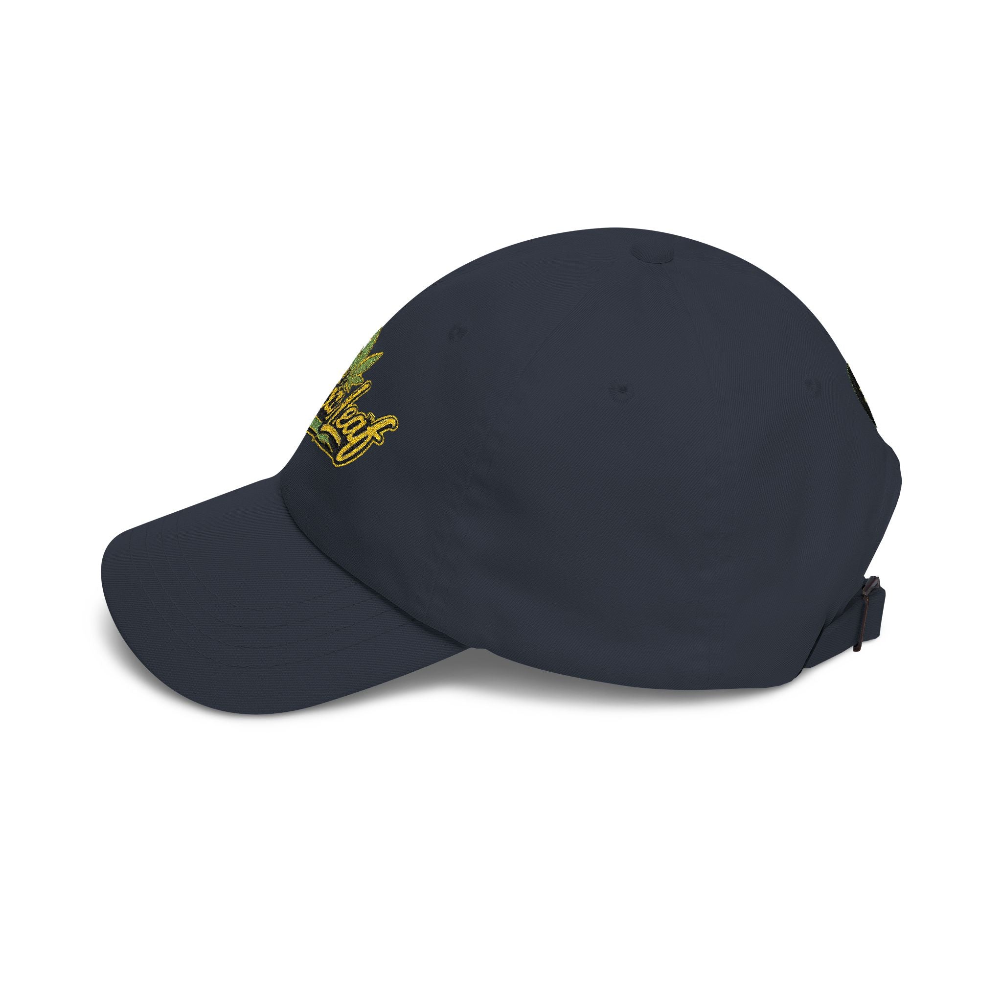 Classic Dad Cap — Minimal Cannabis Patch Embroidered Baseball Hat