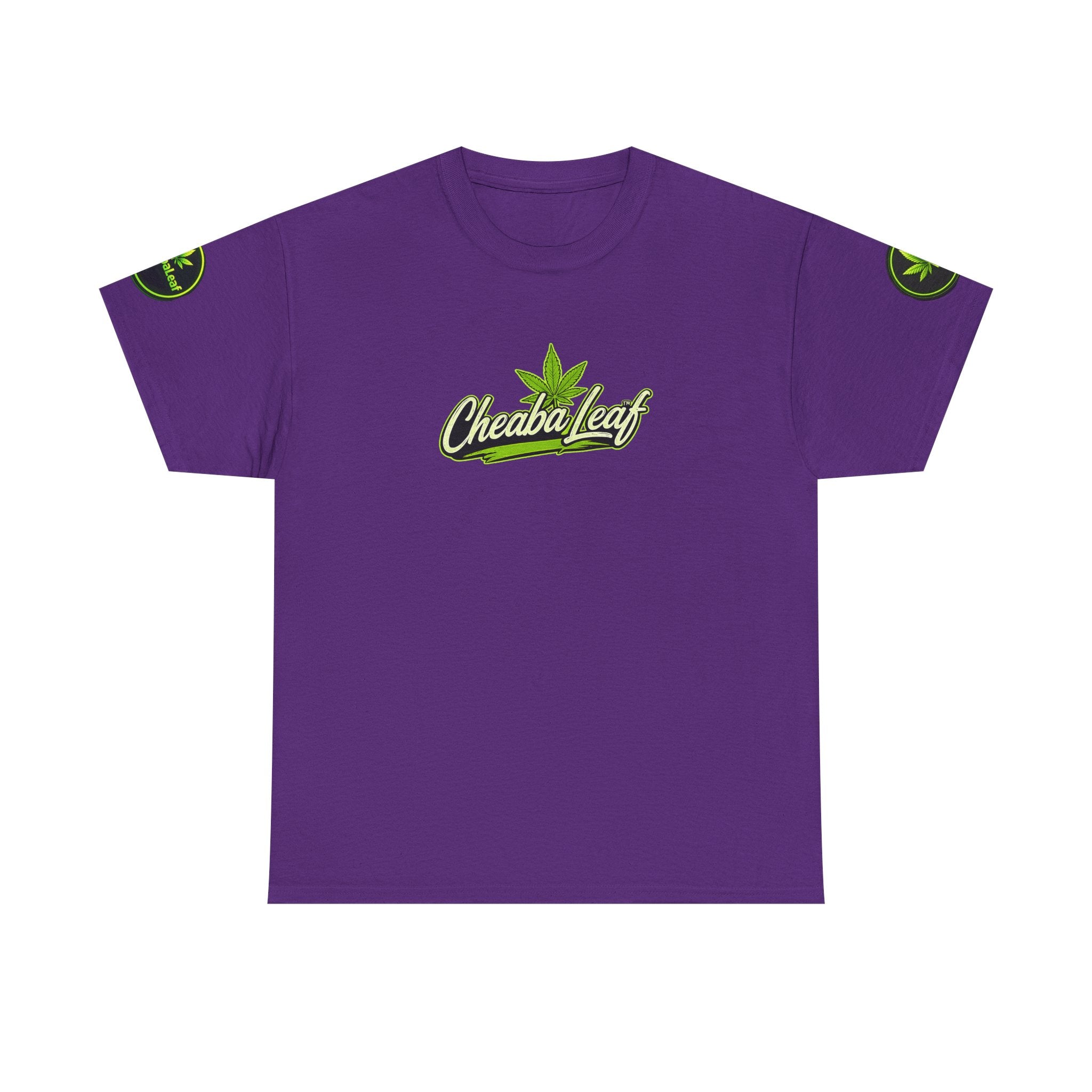 Cheaba Leaf™ Unisex Heavy Cotton Tee – Premium Fit | Streetwear Cannabis Brand