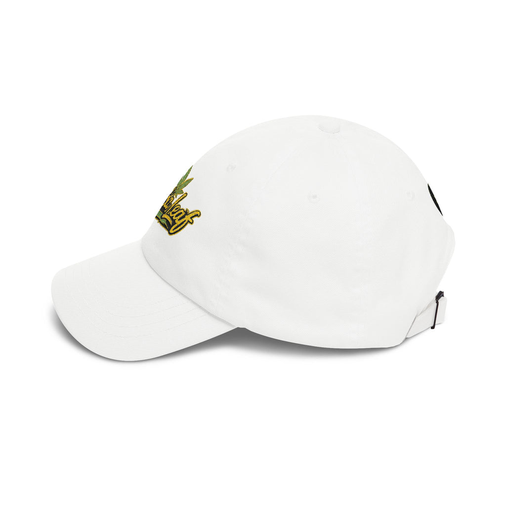 Classic Dad Cap — Minimal Cannabis Patch Embroidered Baseball Hat