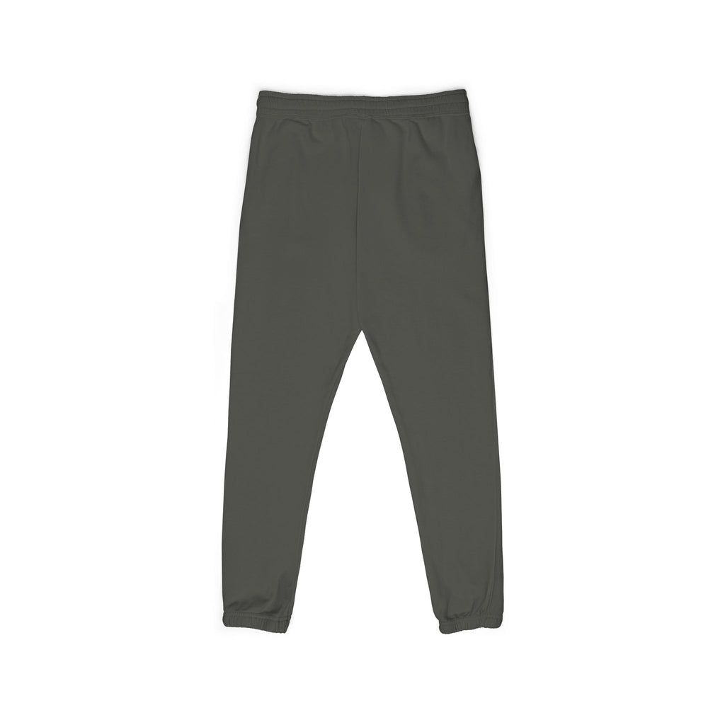 Ember Green "Stay Wild" Fleece Sweatpants — Garment-Dyed Cozy Joggers