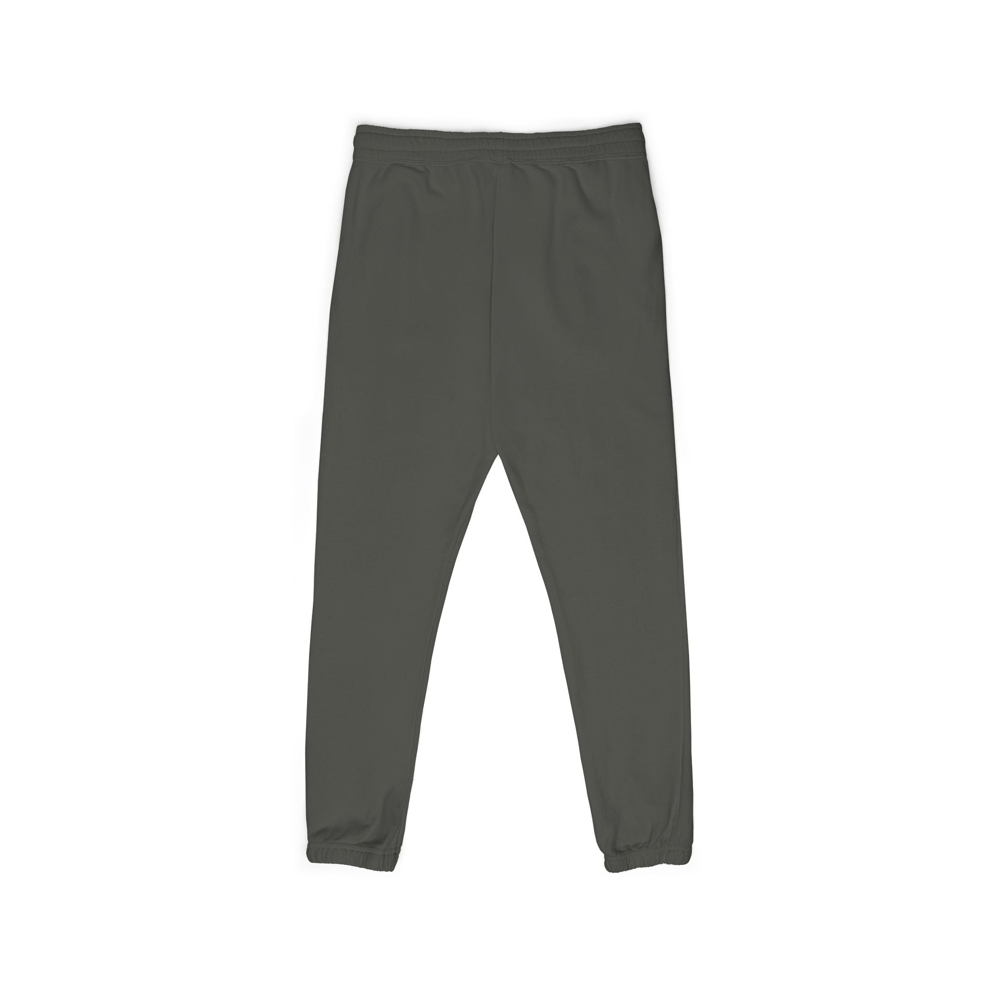 Ember Green "Stay Wild" Fleece Sweatpants — Garment-Dyed Cozy Joggers