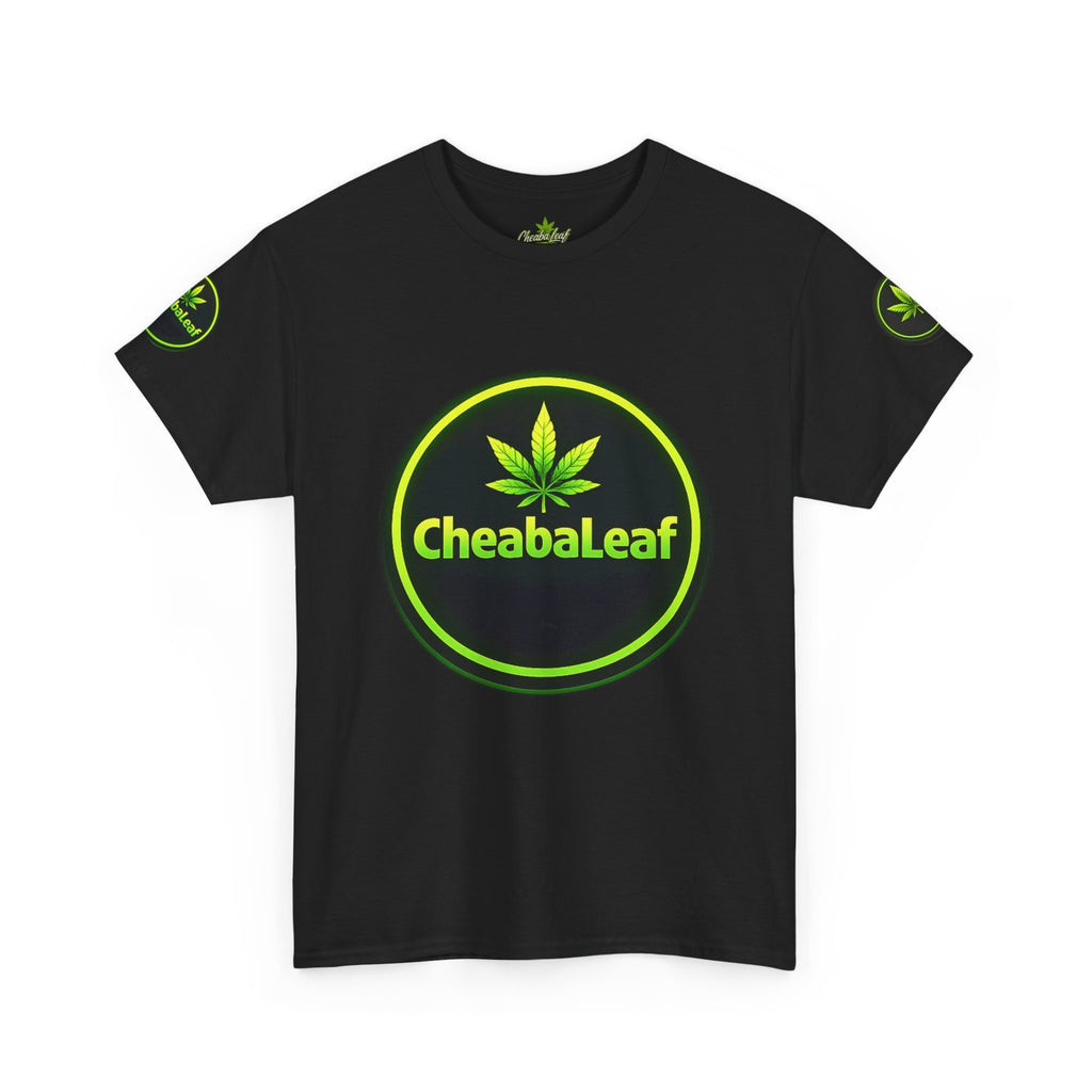 CheabaLeaf™ Badge Front Tee — Badge Logo Front & Sleeves