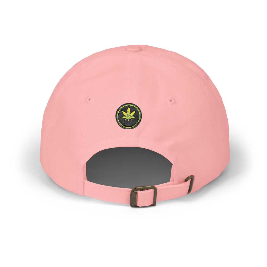 Classic Dad Cap — Minimal Cannabis Patch Embroidered Baseball Hat