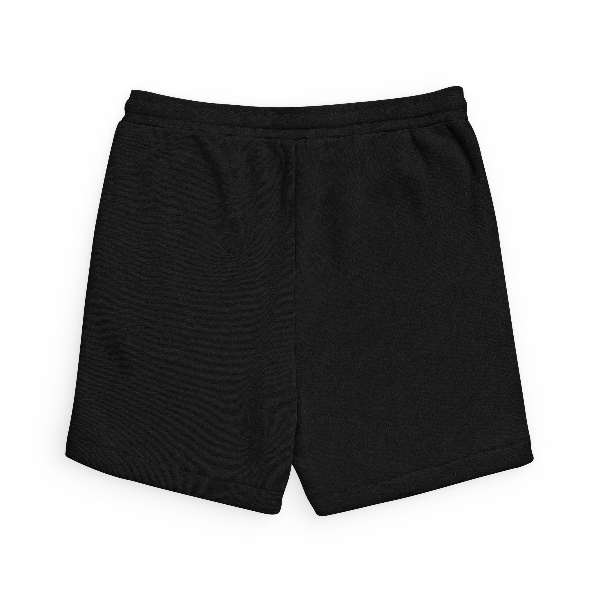 Chebacleaf Badge Logo Black Sweatshorts – Casual Cannabis Logo Lounge Shorts