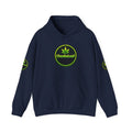 CheabaLeaf 360 Badge Logo Hoodie — Cannabis Leaf Graphic Pullover