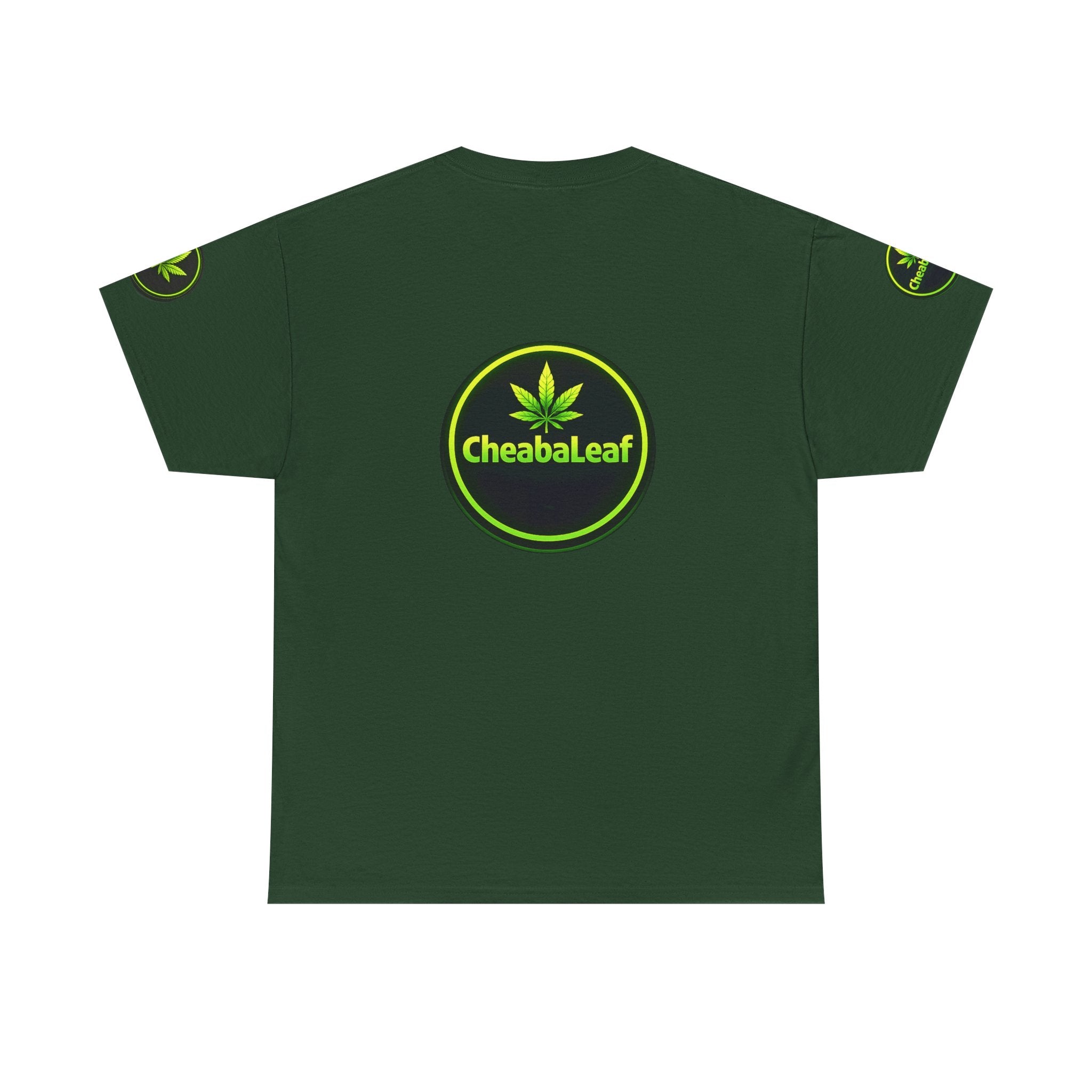 Cheaba Leaf™ Unisex Heavy Cotton Tee – Premium Fit | Streetwear Cannabis Brand