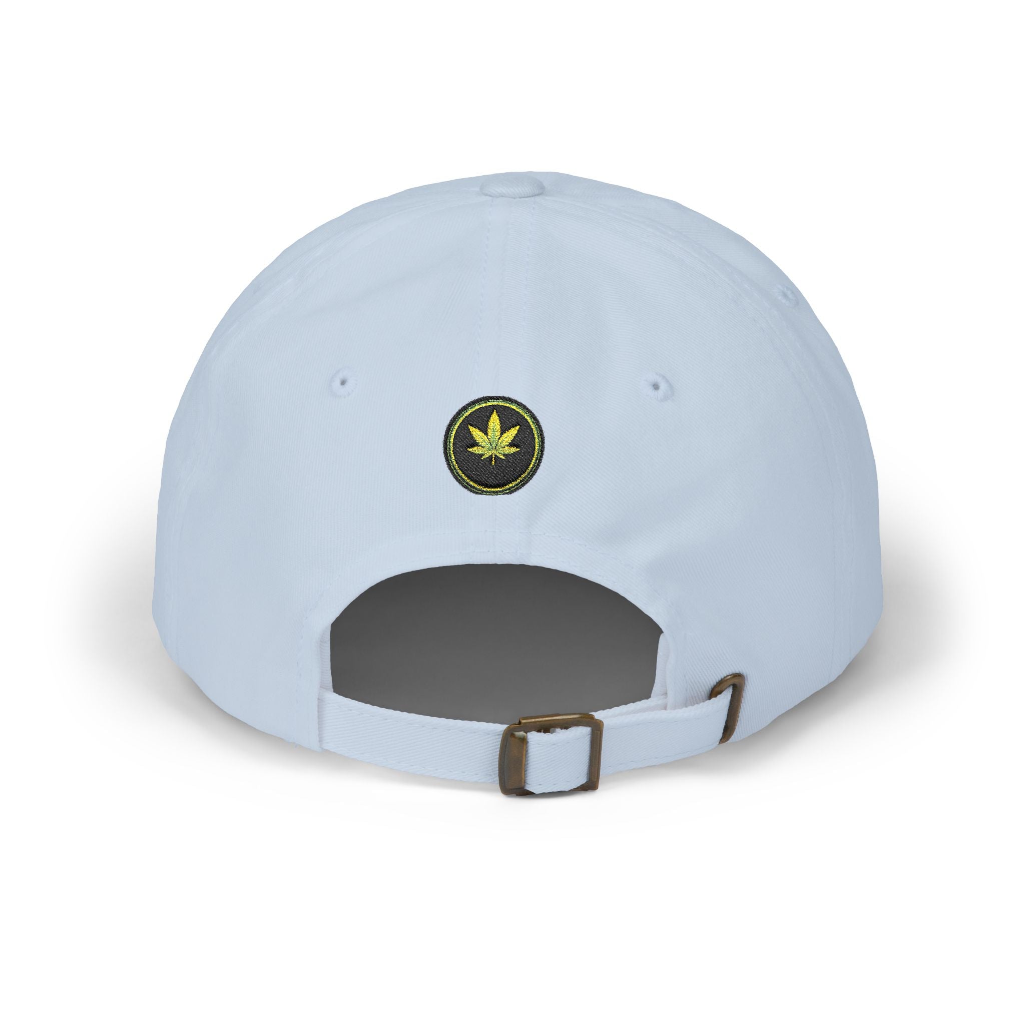 Classic Dad Cap — Minimal Cannabis Patch Embroidered Baseball Hat