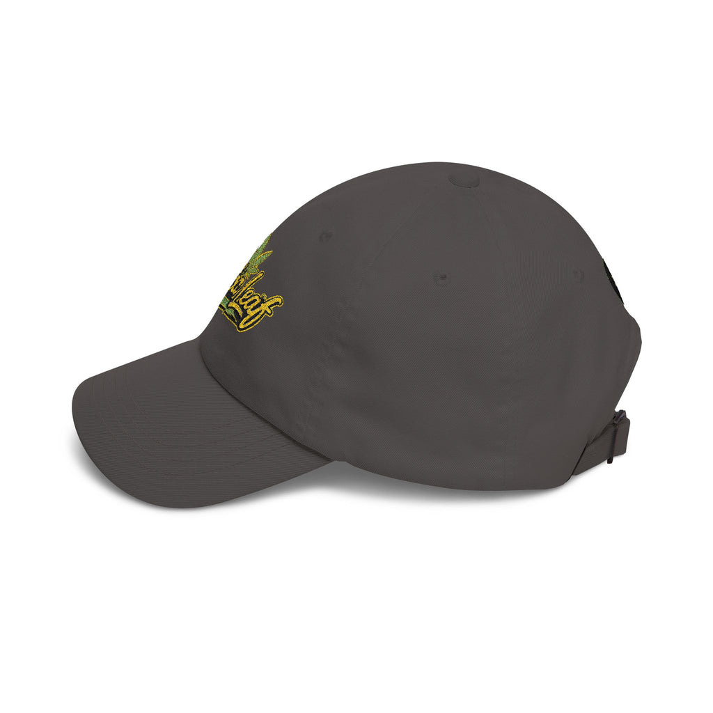 Classic Dad Cap — Minimal Cannabis Patch Embroidered Baseball Hat