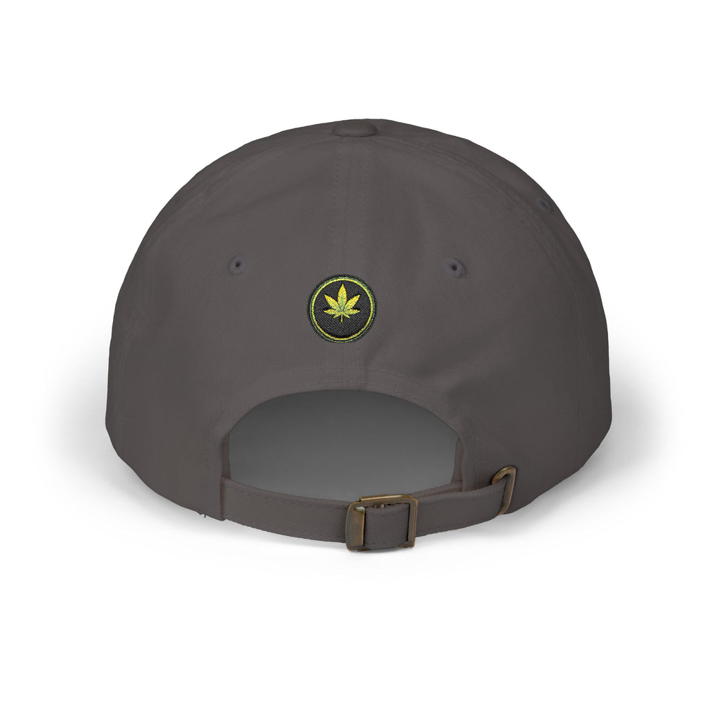 Classic Dad Cap — Minimal Cannabis Patch Embroidered Baseball Hat