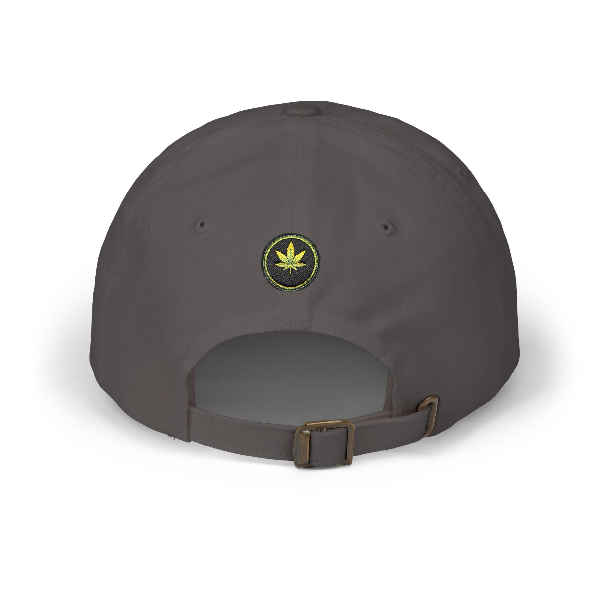 Classic Dad Cap — Minimal Cannabis Patch Embroidered Baseball Hat