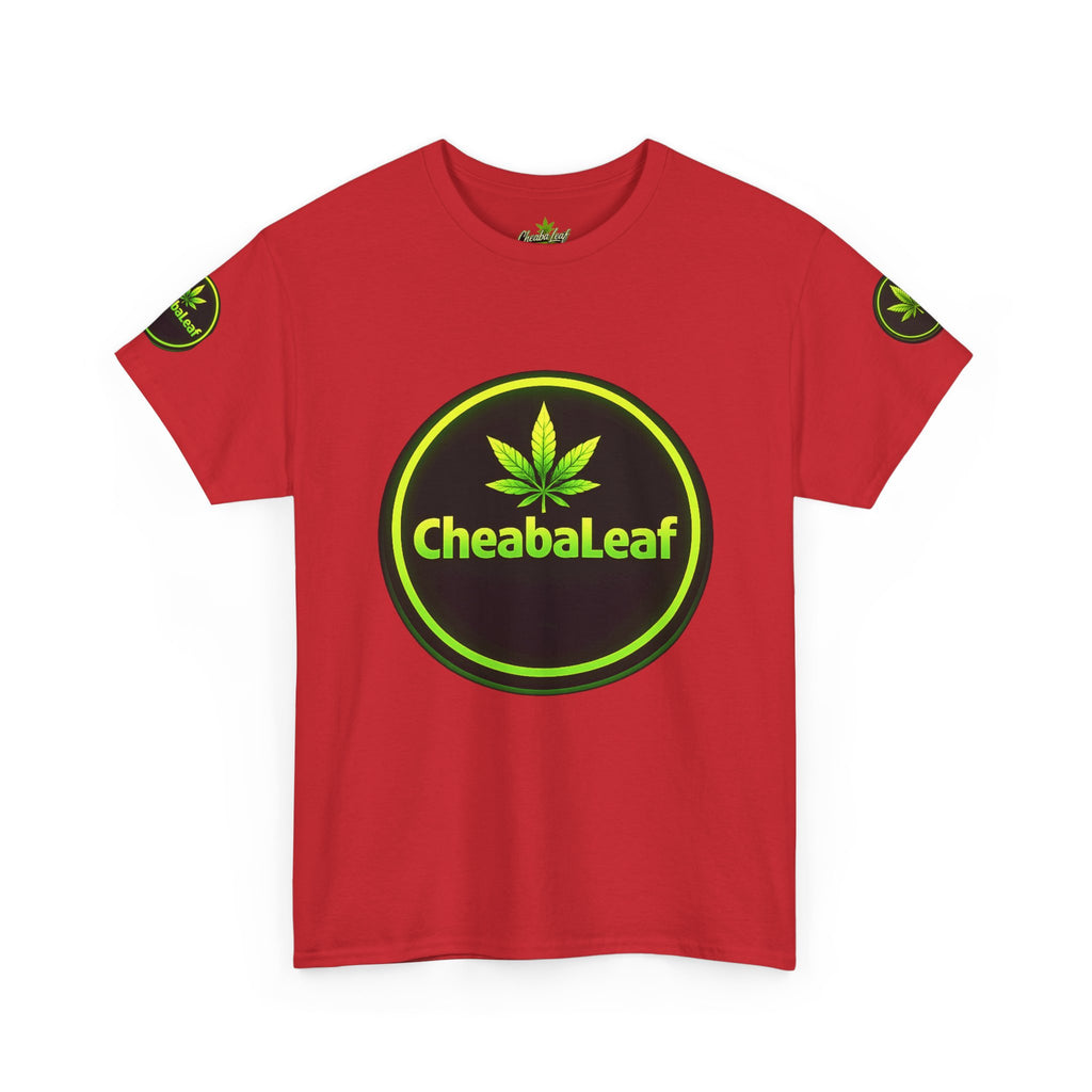 CheabaLeaf™ Badge Front Tee — Badge Logo Front & Sleeves