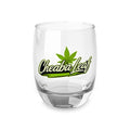 Cheaba Leaf Whiskey Glass – Cannabis Logo Stemless Rocks Glass