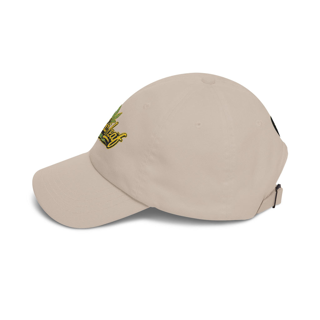 Classic Dad Cap — Minimal Cannabis Patch Embroidered Baseball Hat