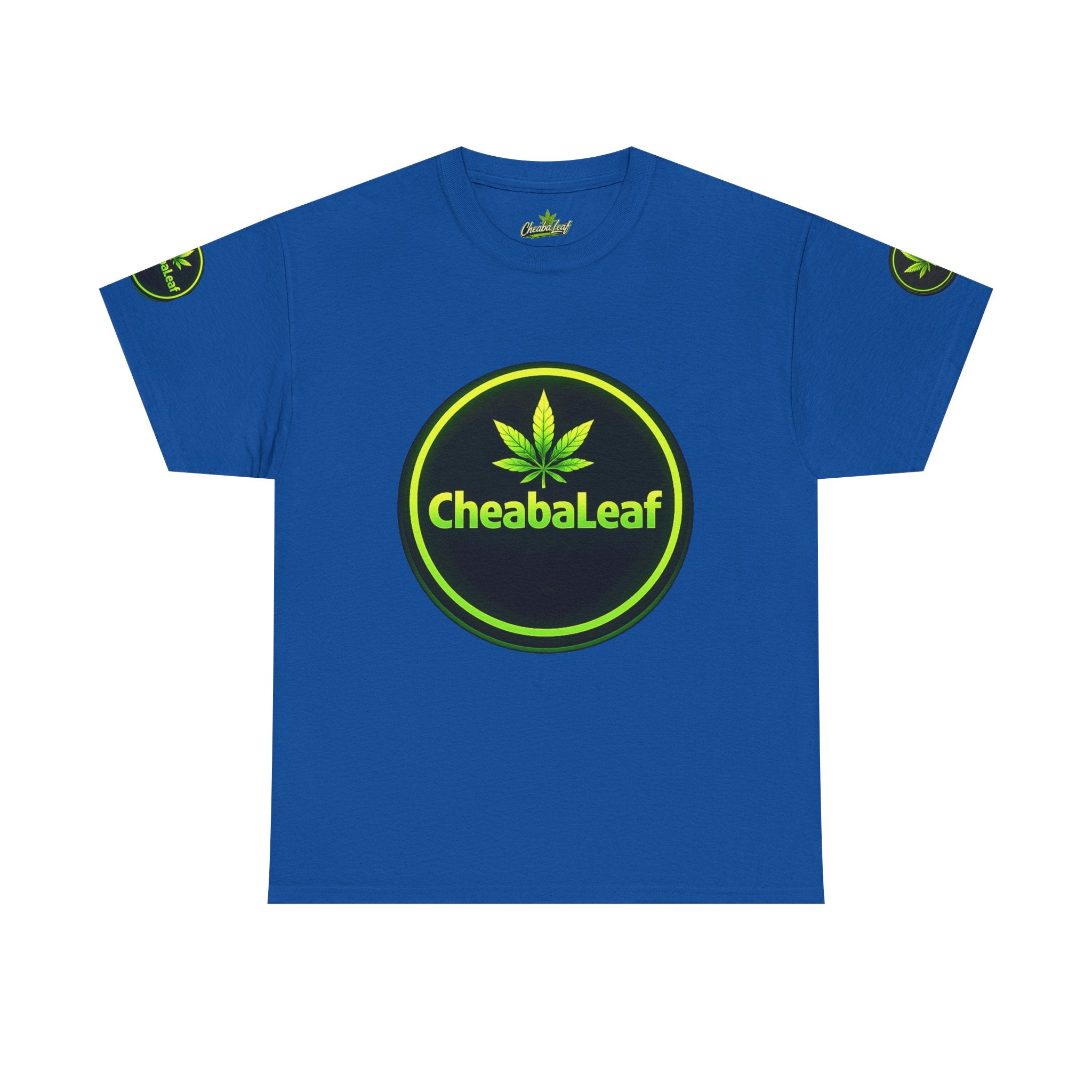 CheabaLeaf™ Badge Front Tee — Badge Logo Front & Sleeves