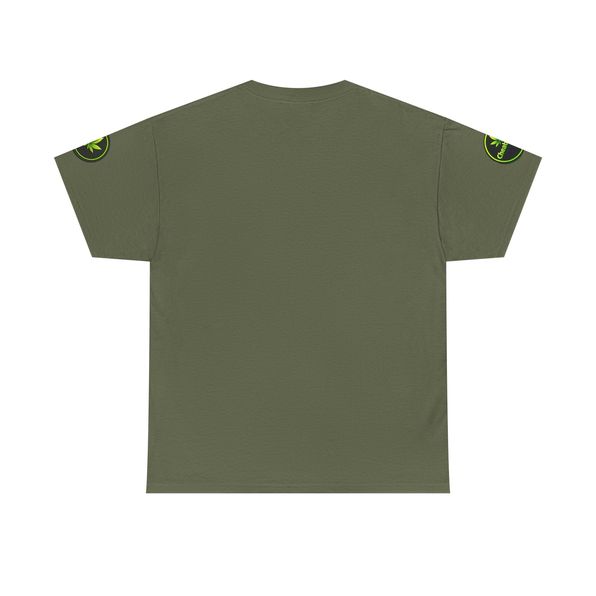 CheabaLeaf™ Badge Front Tee — Badge Logo Front & Sleeves