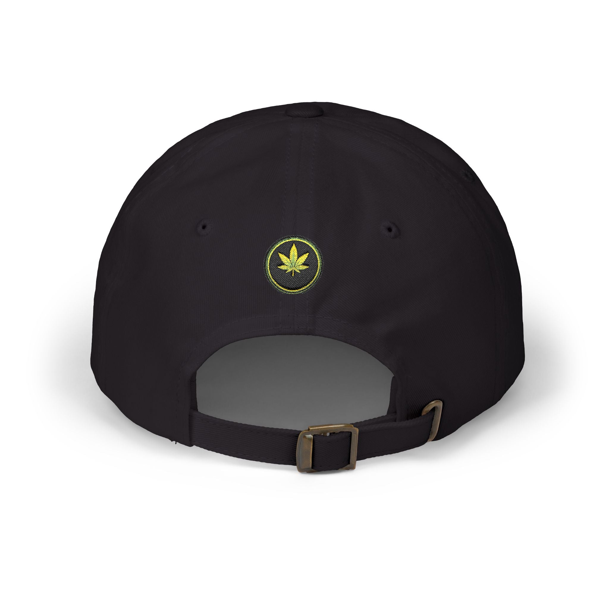 Classic Dad Cap — Minimal Cannabis Patch Embroidered Baseball Hat