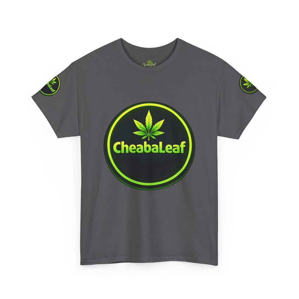CheabaLeaf™ Badge Front Tee — Badge Logo Front & Sleeves
