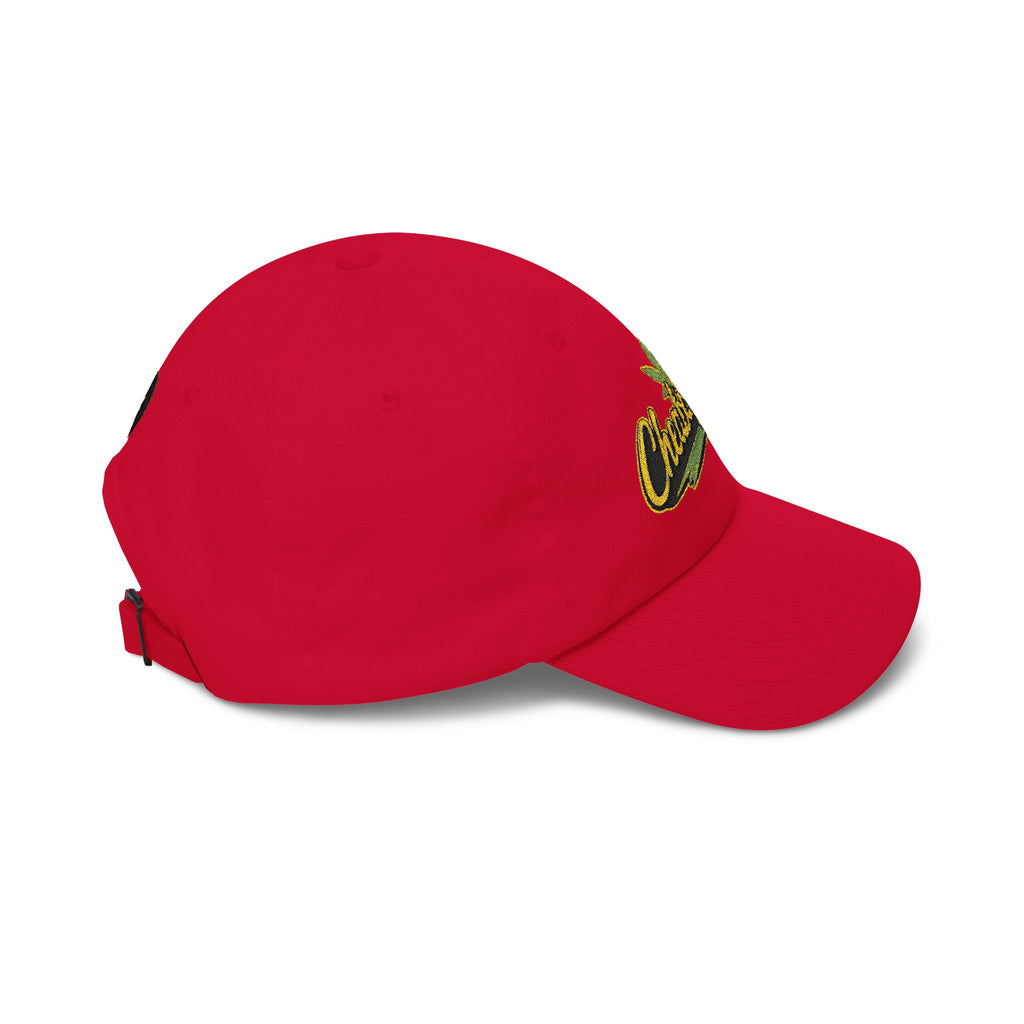 Classic Dad Cap — Minimal Cannabis Patch Embroidered Baseball Hat