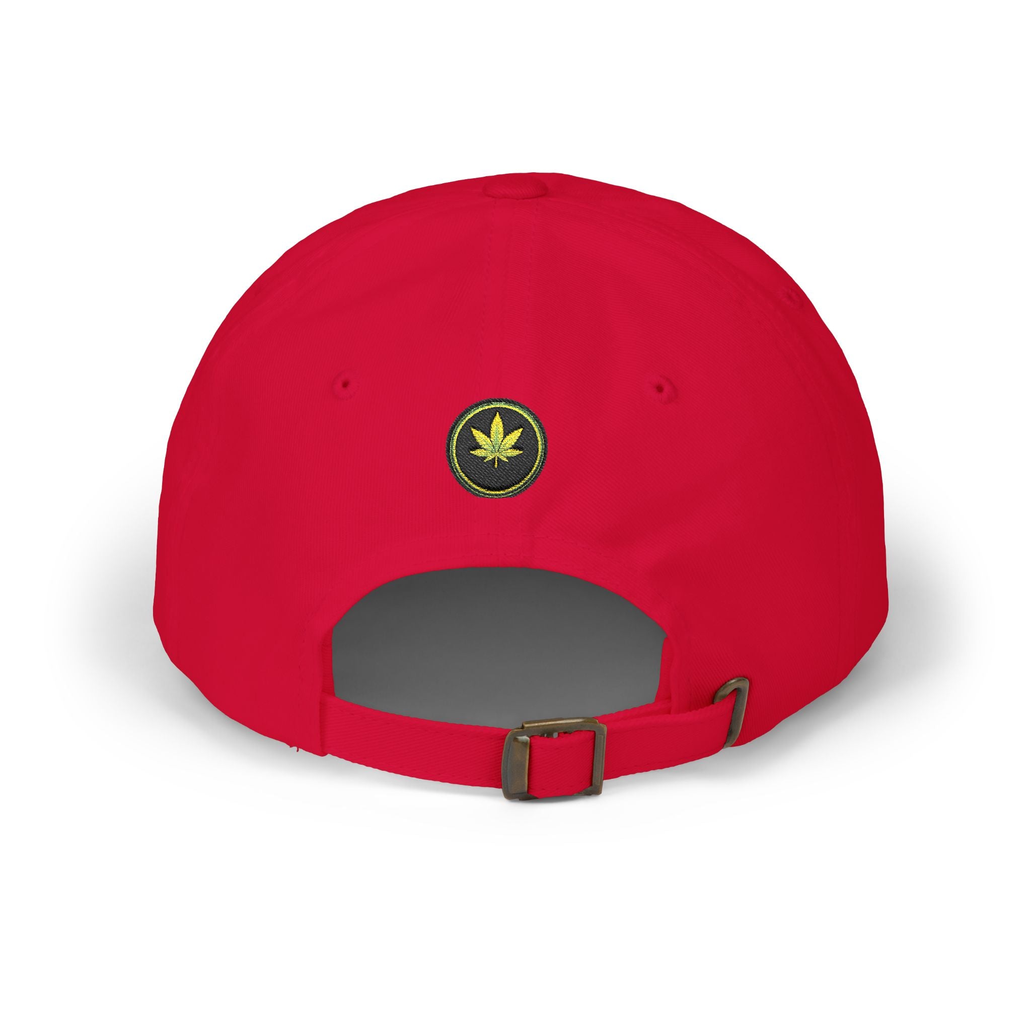 Classic Dad Cap — Minimal Cannabis Patch Embroidered Baseball Hat