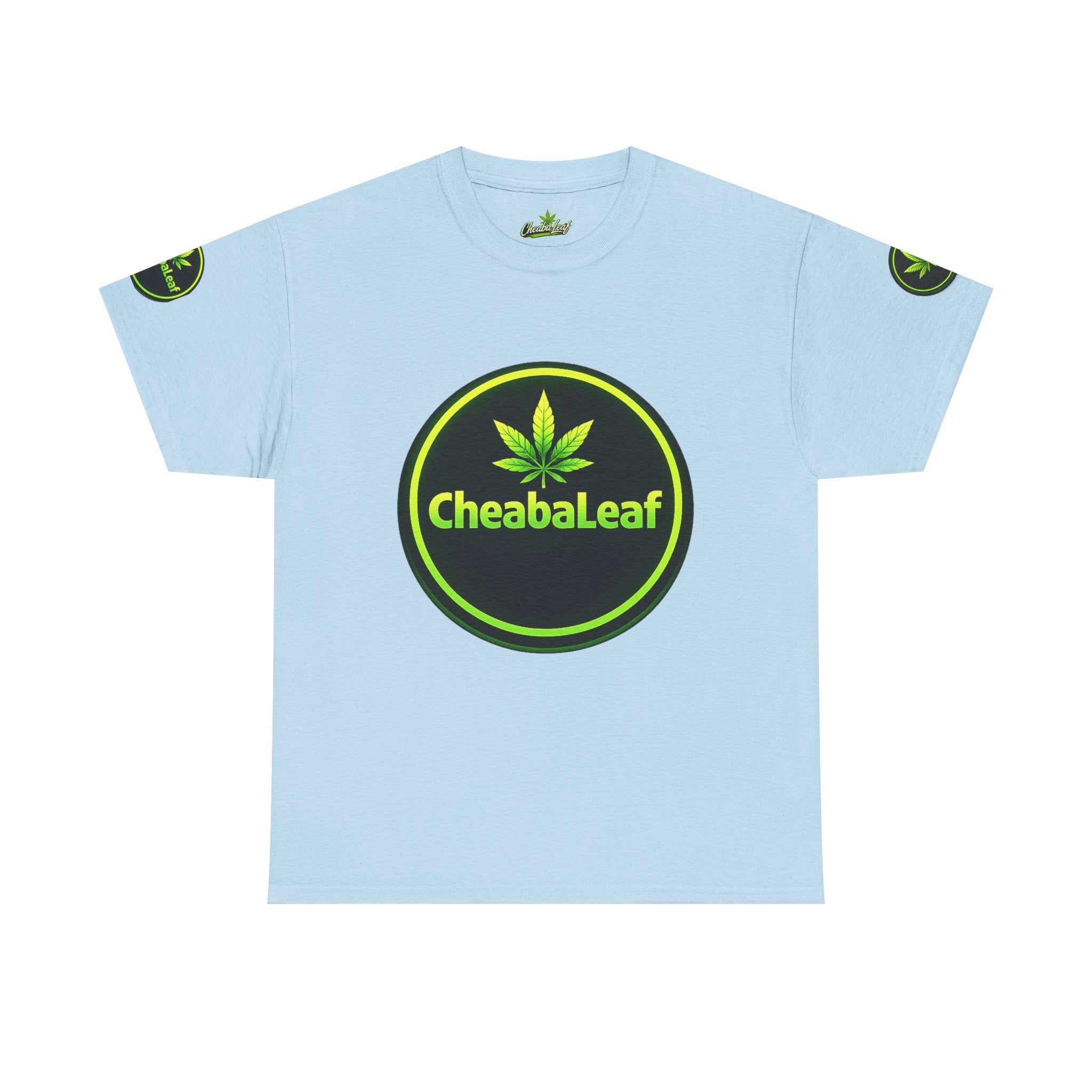CheabaLeaf™ Badge Front Tee — Badge Logo Front & Sleeves