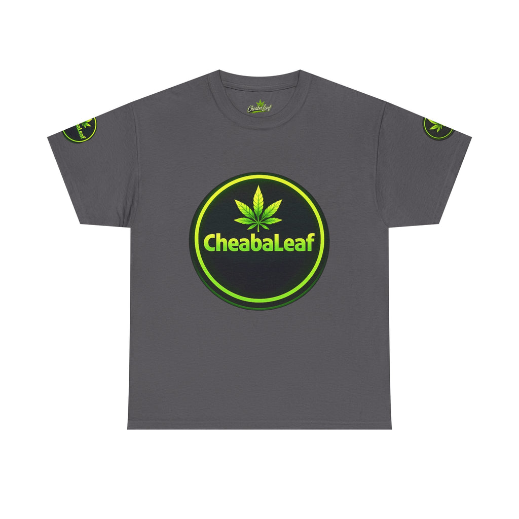 CheabaLeaf™ Badge Front Tee — Badge Logo Front & Sleeves