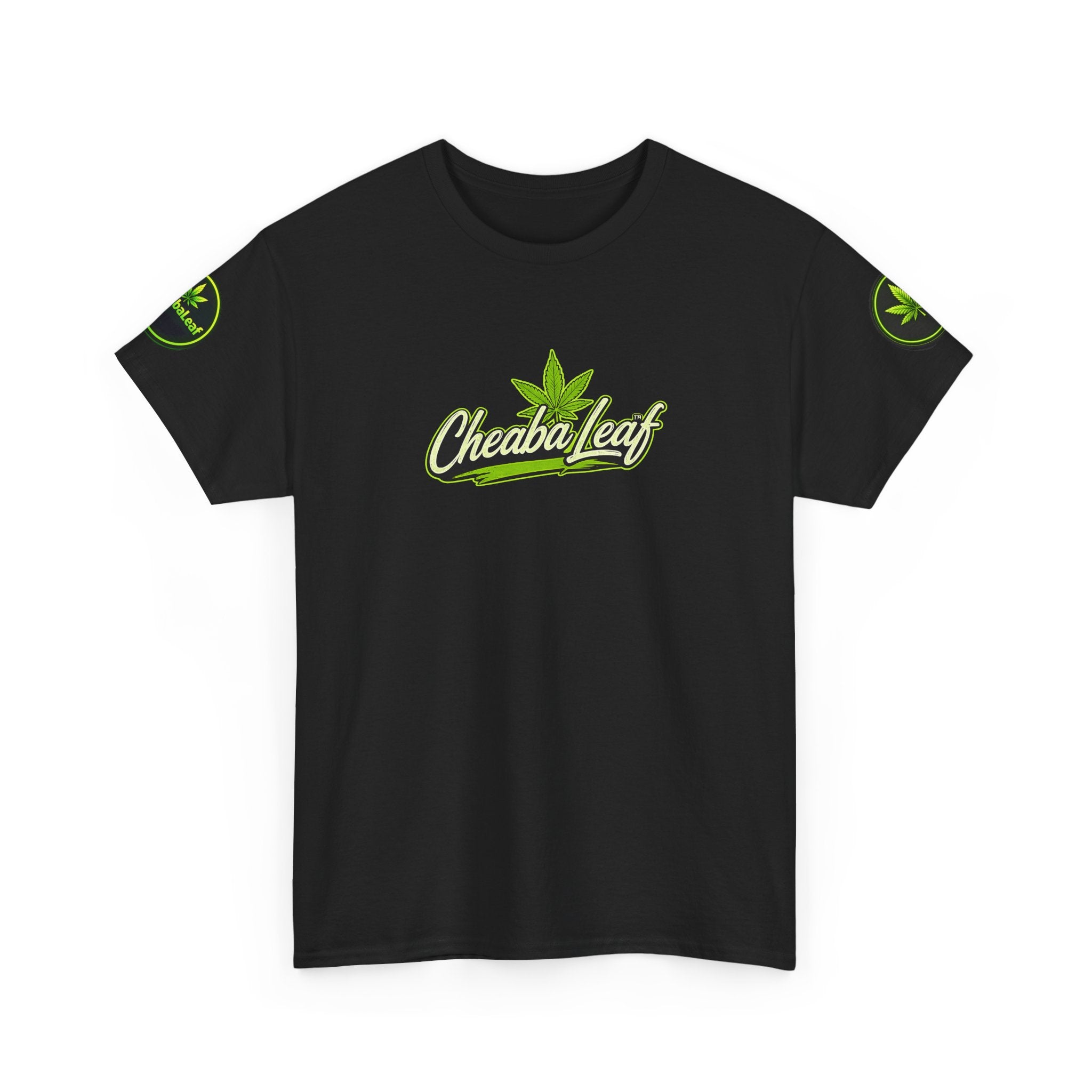Cheaba Leaf™ Unisex Heavy Cotton Tee – Premium Fit | Streetwear Cannabis Brand