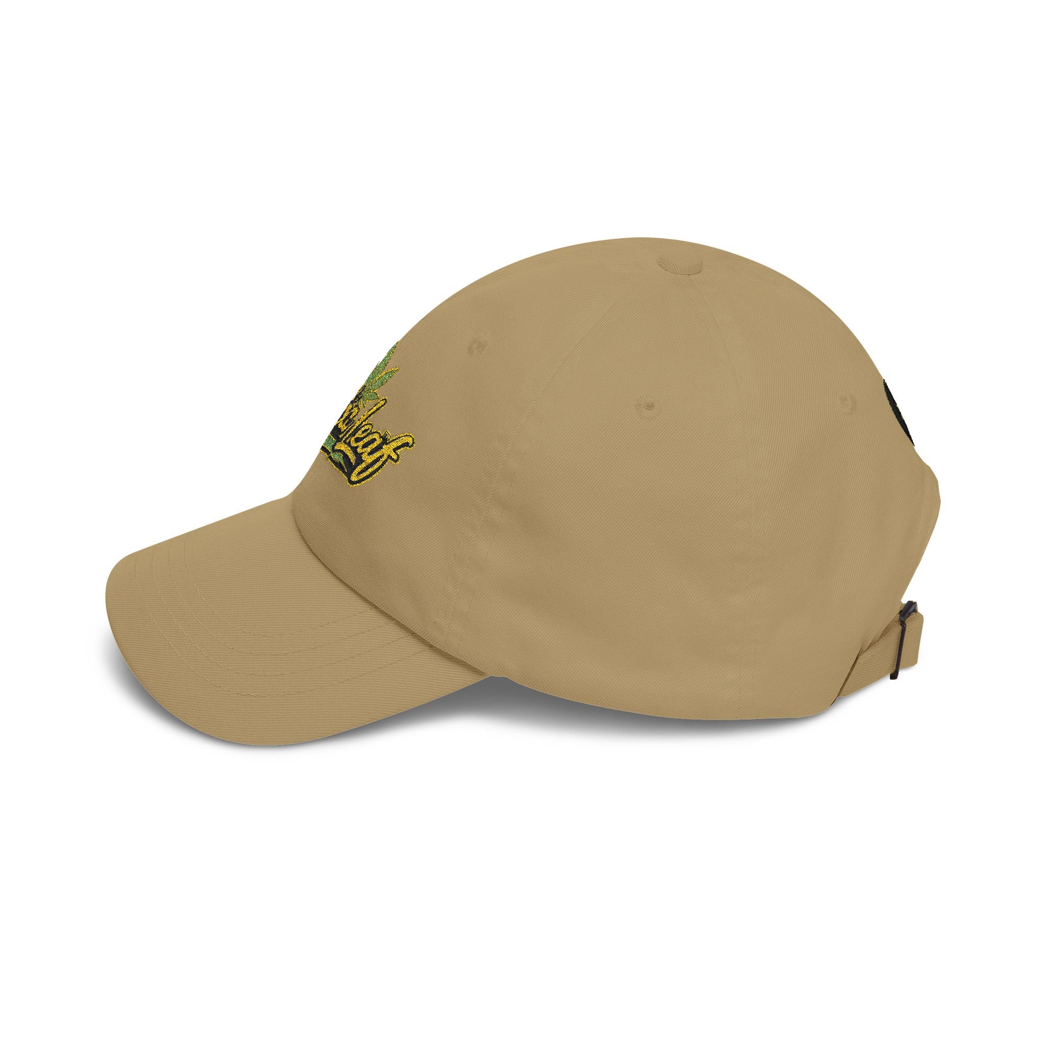 Classic Dad Cap — Minimal Cannabis Patch Embroidered Baseball Hat