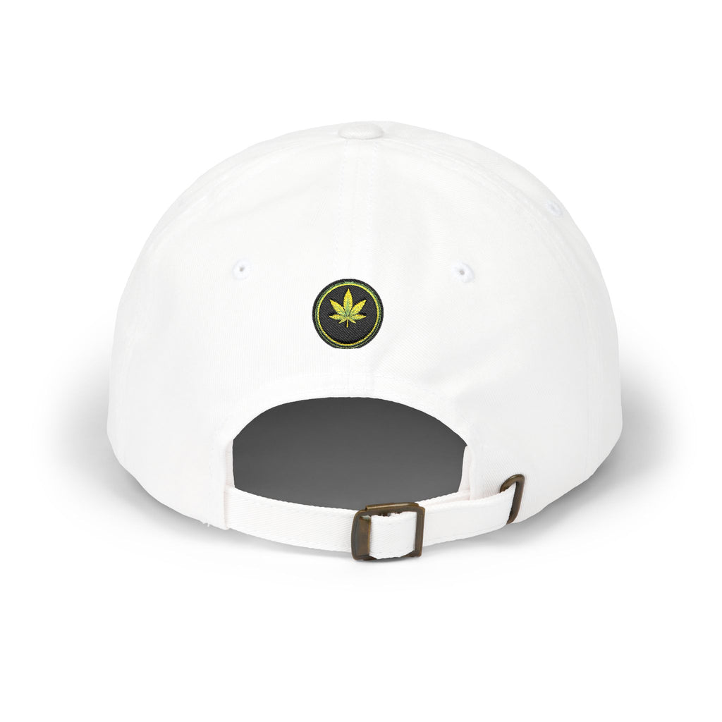Classic Dad Cap — Minimal Cannabis Patch Embroidered Baseball Hat