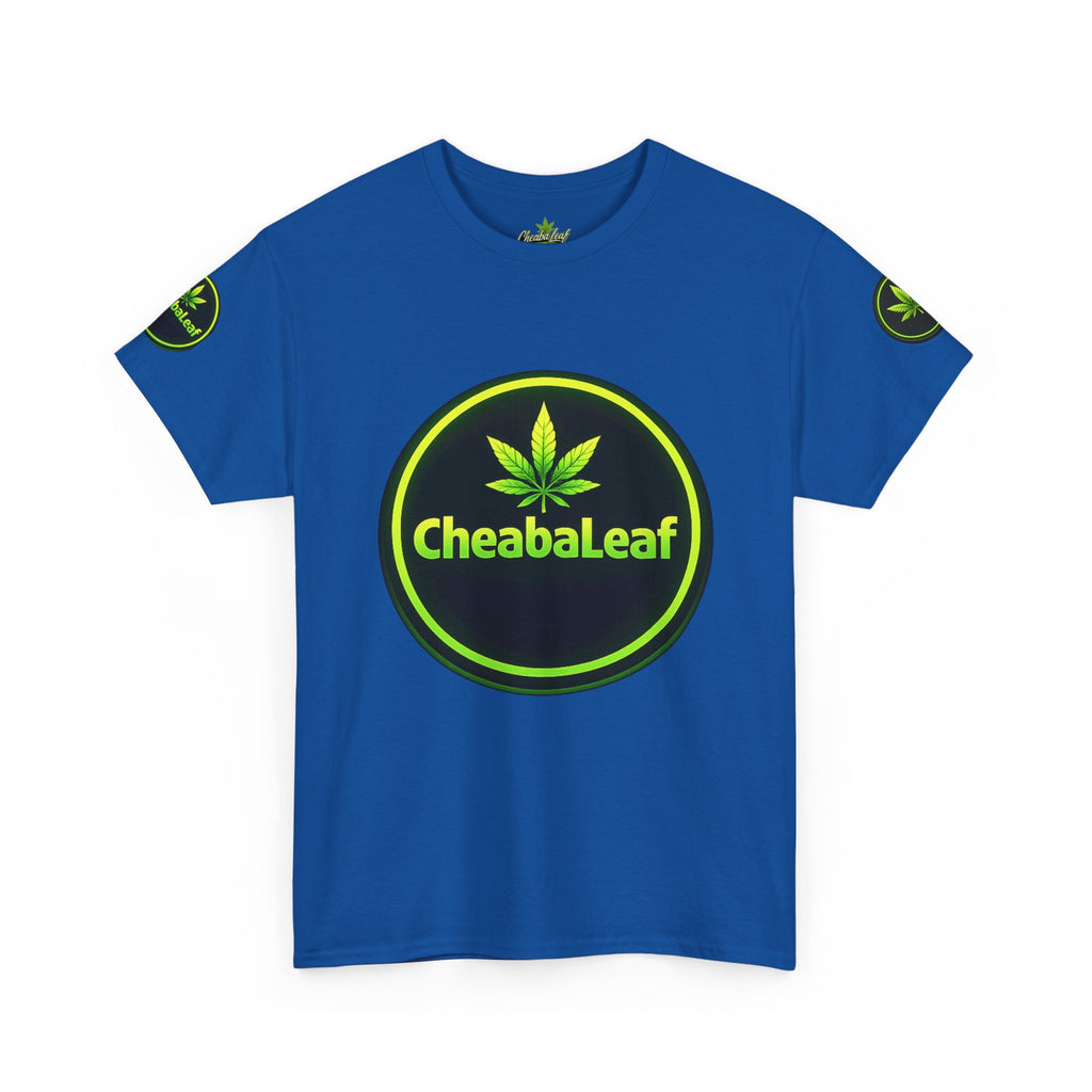 CheabaLeaf™ Badge Front Tee — Badge Logo Front & Sleeves