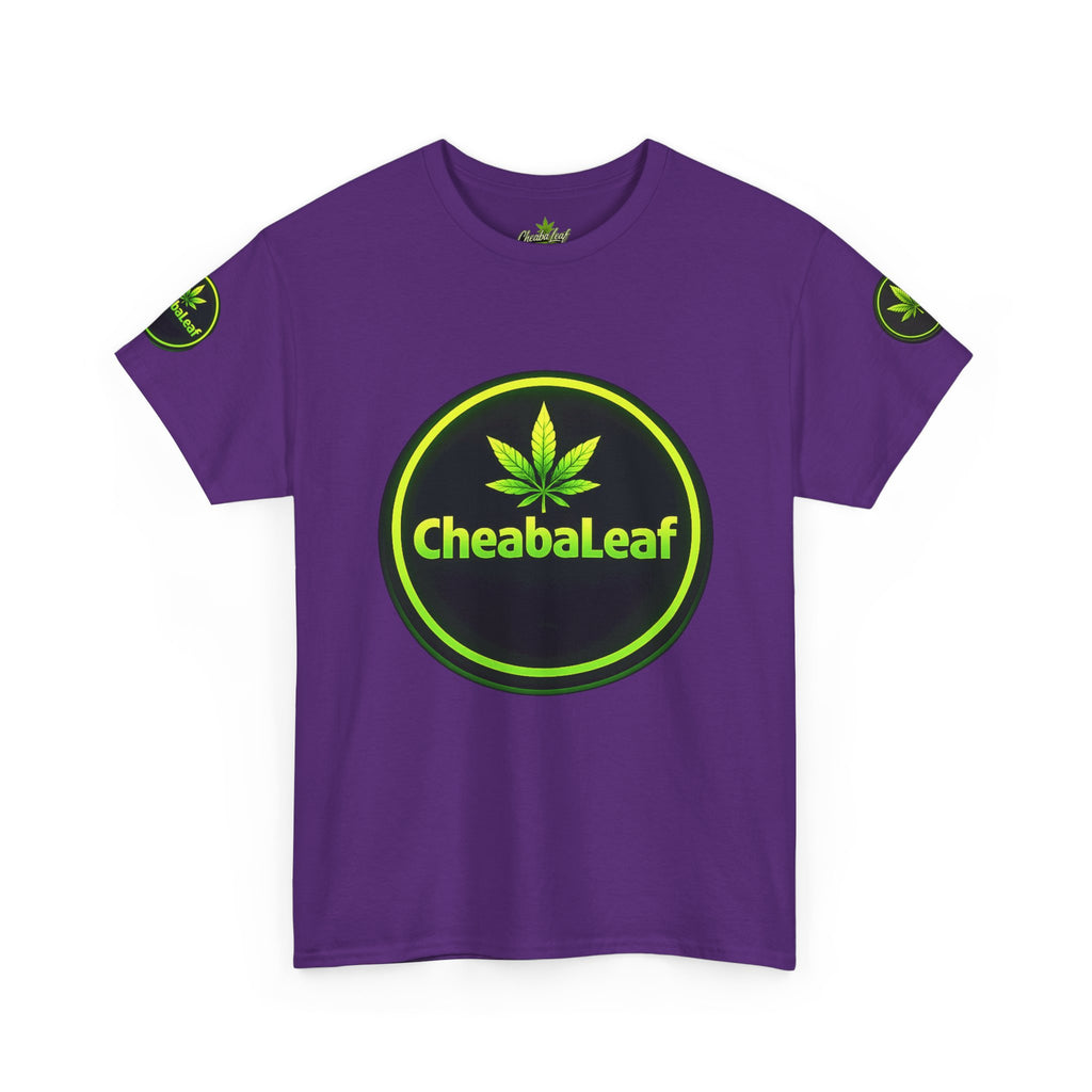 CheabaLeaf™ Badge Front Tee — Badge Logo Front & Sleeves