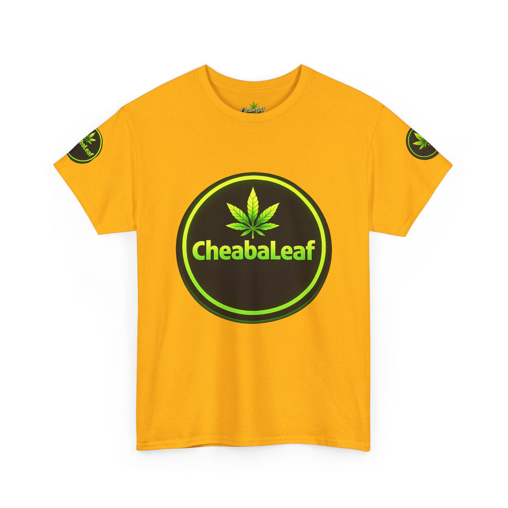 CheabaLeaf™ Badge Front Tee — Badge Logo Front & Sleeves