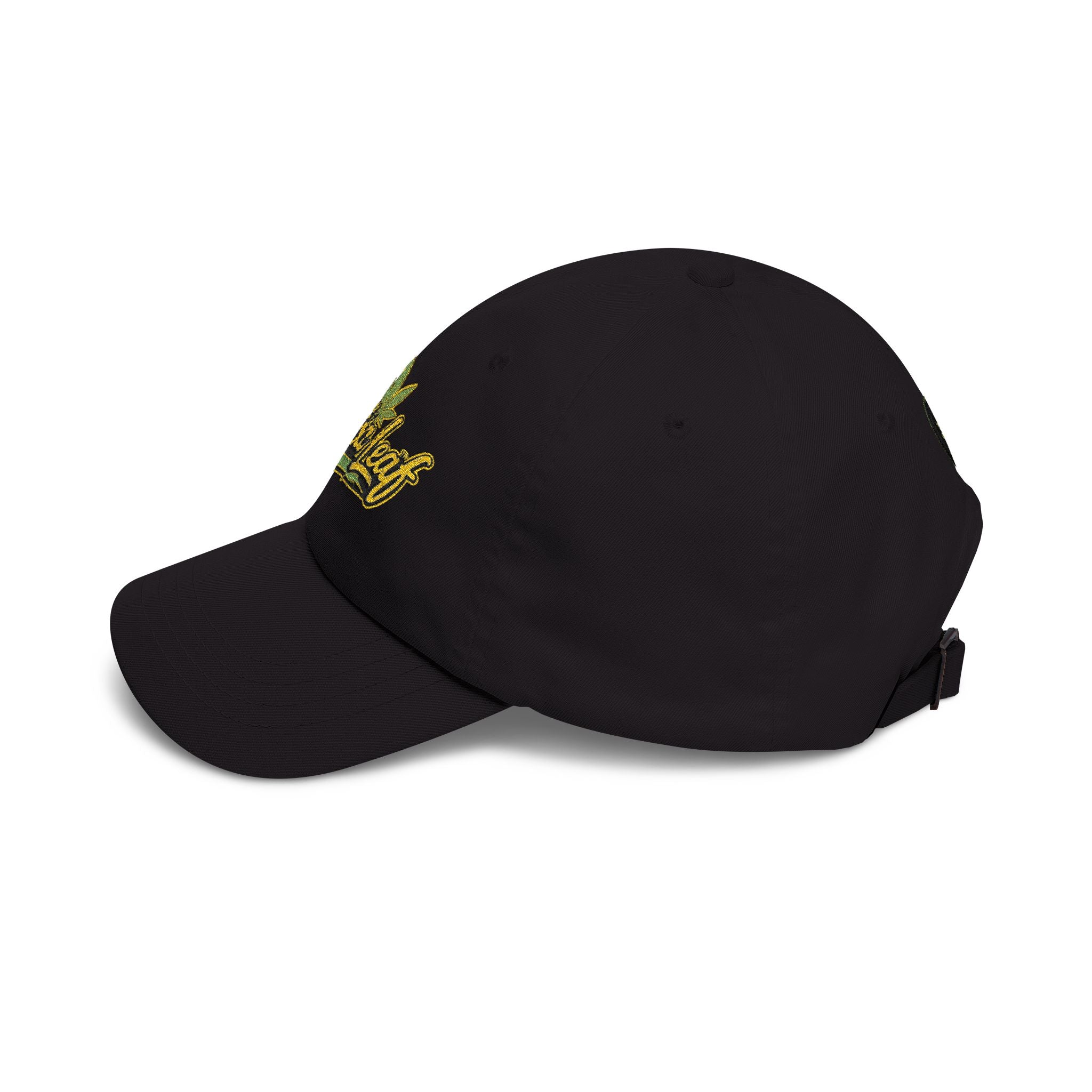 Classic Dad Cap — Minimal Cannabis Patch Embroidered Baseball Hat