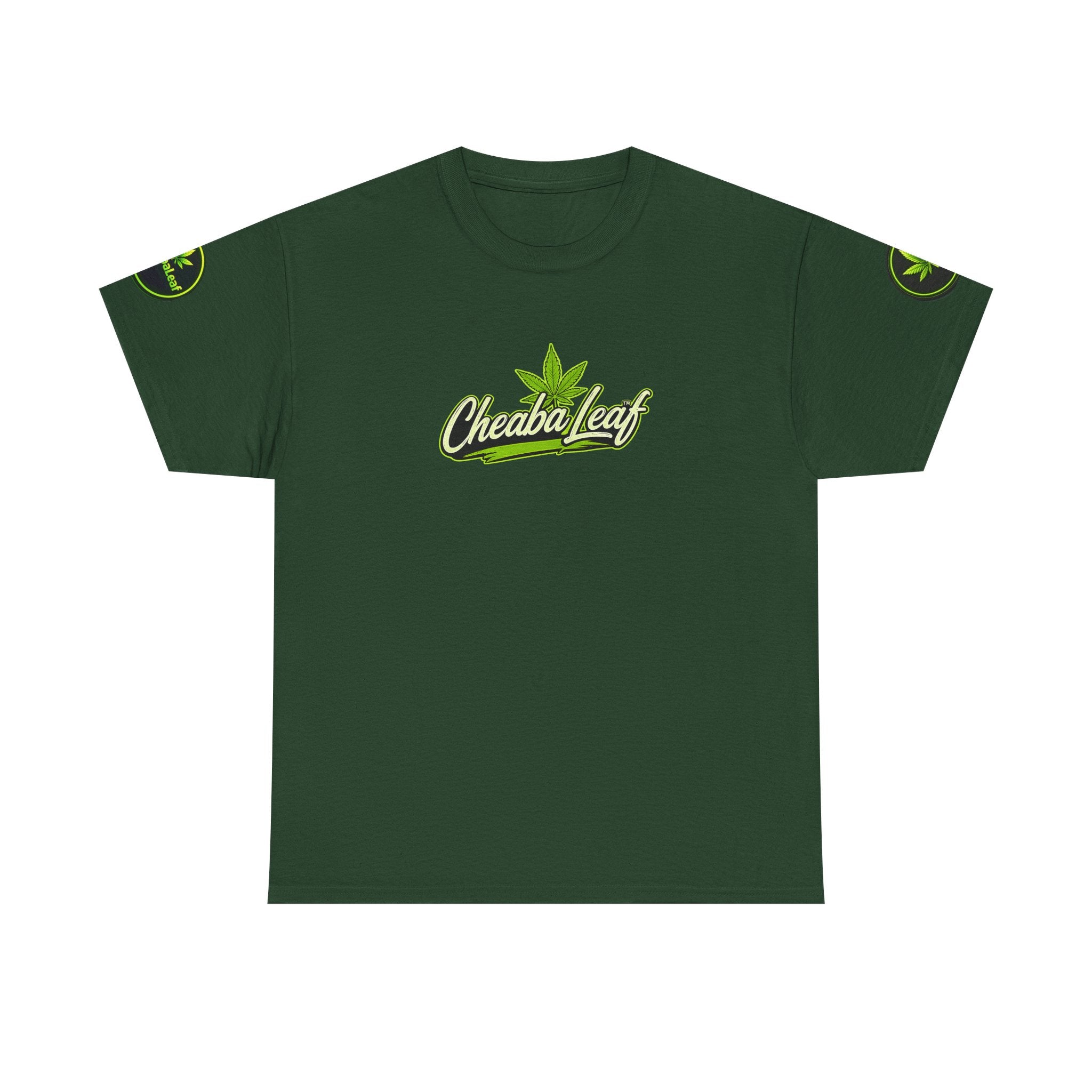 Cheaba Leaf™ Unisex Heavy Cotton Tee – Premium Fit | Streetwear Cannabis Brand