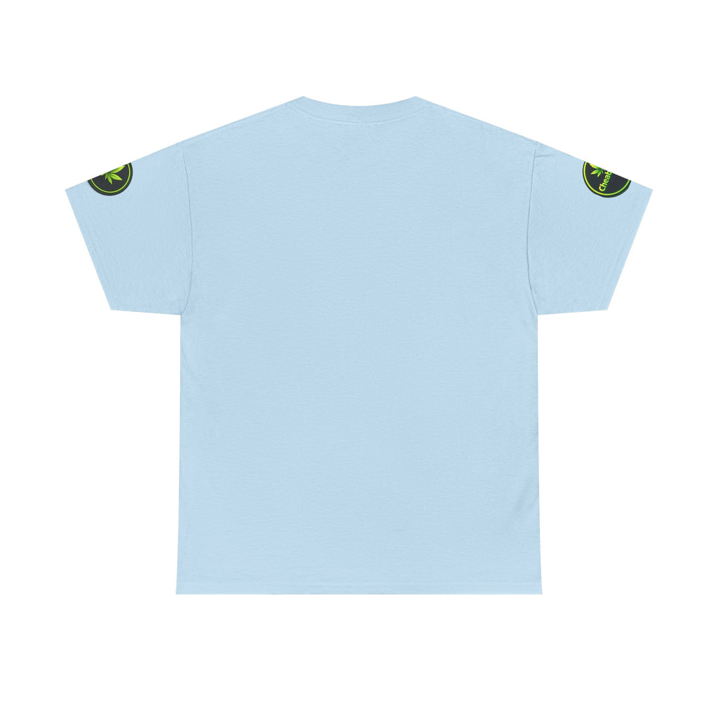 CheabaLeaf™ Badge Front Tee — Badge Logo Front & Sleeves