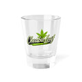 Cheeba Leaf 1.5oz Shot Glass – Cannabis Leaf Logo Shooter Glass