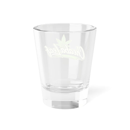 Cheeba Leaf 1.5oz Shot Glass – Cannabis Leaf Logo Shooter Glass